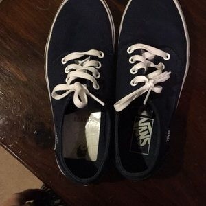 Navy unisex vans